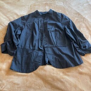 Torrid Charcoal Gray Blazer